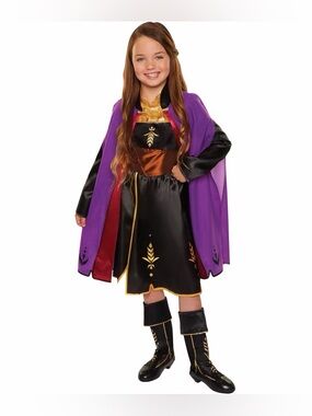 Frozen 2 Anna Adventure Dress/Costume 4-6x